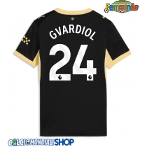 Maglie da calcio Manchester City Josko Gvardiol #24 Seconda Maglia Femminile 2026-27 Manica Corta